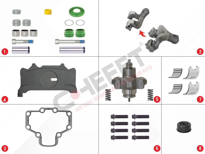 SAF Axle Set (Left)