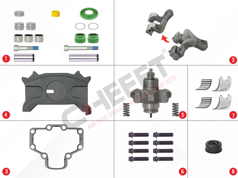 SAF Axle PAN22 Set (Right)