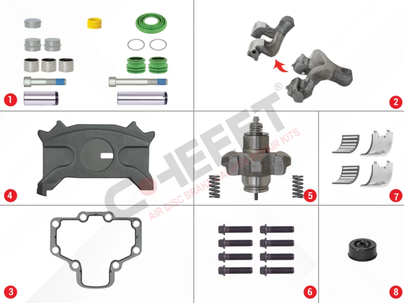 SAF Axle PAN22 Set (Left)