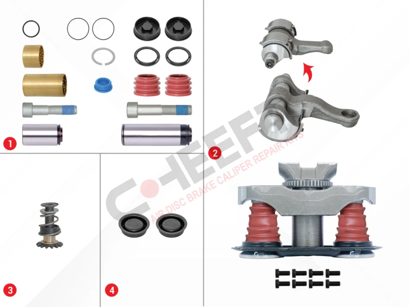 Caliper Repair Set (without Pin - New Model)