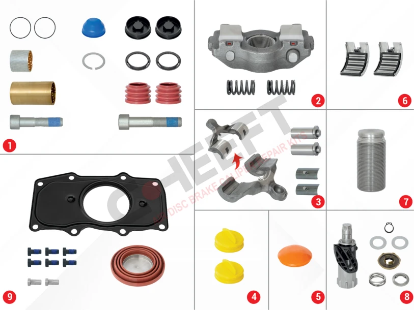 Caliper Repair Set (Right) 