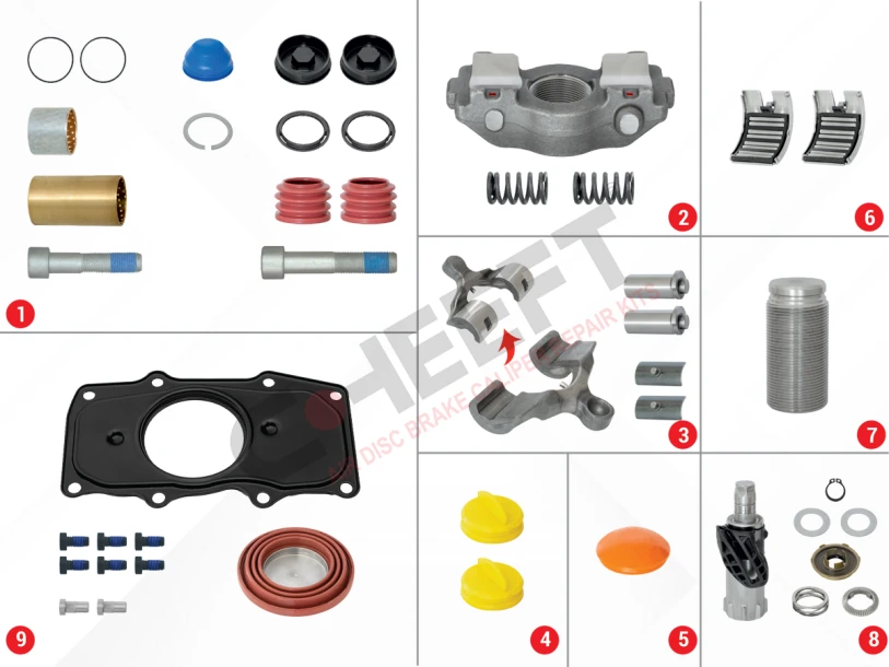 Caliper Repair Set (Left)