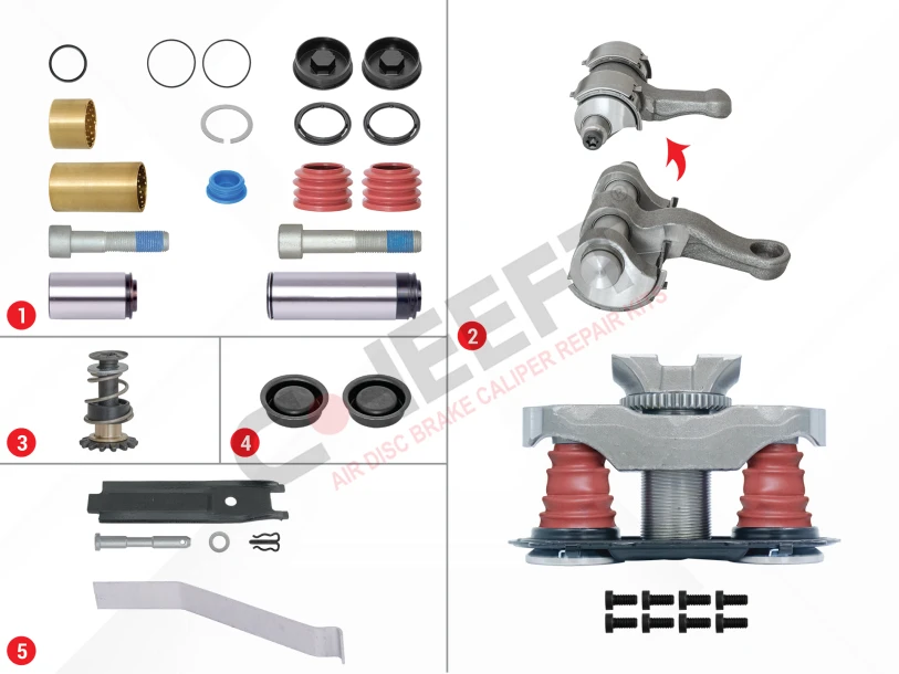 Brake Caliper Pad Repair Kit (Without Pin)