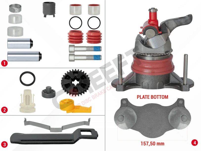 Complete Caliper Repair Set 