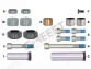 Caliper Guides & Seals Repair Kit