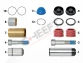 Caliper Guides & Seals Repair Kit